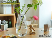 BOHEMIA CRISTAL フラワーベース ウォーターフォール 高さ24.5cm