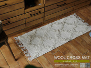 マット　CROSS WOOL MAT