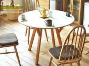 円形ダイニングテーブル　Dia(ディア)　ホワイトタイプ