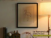 アートポスター　Pablo Picasso flamand rose（パブロ ピカソ　フラミンゴ）
