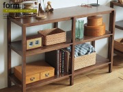 木製サイドテーブル ブラウン オープンシェルフ 東谷 サイドテーブル オープンシェルフ シェルフ テーブル 収納 木製