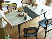 セラミック伸長式ダイニングテーブル　Gano(ガノ)