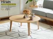 折りたたみ式円形センターテーブル　Hiram（ヒラム）
