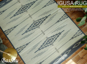 ラグマット BasShu IGUSA RUG GRAY
