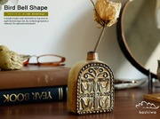 フラワーベース　かしわ窯　Vase Bird Bell Shape