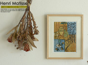 アートポスター　Henri Matisse「Interior in Yellow and Blue,1946」