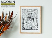 アートポスター　MOOMIN（ムーミン）Snufkin Fishing