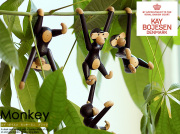 KAY BOJESEN DENMARK  Monkey（モンキー）ブラック　ミニサイズ