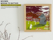 アートポスター　MOOMIN MORAN TO BATTARI（モランとばったり）