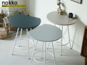 半円形カフェテーブル　Nokko(ノコ)