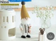 【季節限定！なくなり次第終了】NORDIKA nisse（ノルディカニッセ）　ストローオーナメントを持ったサンタ