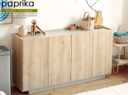 国産キャビネット　paprika（パプリカ）幅150cm