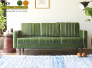 3人掛けソファ レザータイプ通販 | 北欧・ヴィンテージインテリア