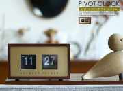 ハモサ PIVOT CLOCK（ピボットクロック） ウォールナット