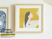 アートポスター　LOOKING FORWARD （明日の私）