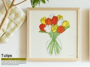 アートポスター　チューリップ