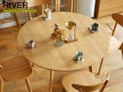 円形ダイニングテーブル　RIVER（リバー）直径120cmタイプ