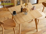 ダイニングテーブル　RIVER（リバー）幅80cmタイプ