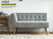 カウチソファー　mild（ミルド）グレータイプ