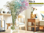 フラワーベース　リューズガラス　ネック