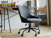 デスクチェア　Stert（ステルト） ストライプタイプ