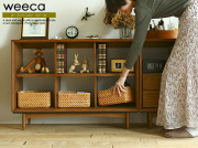 オープンシェルフ　weeca（ウィーカ） ブラウンタイプ