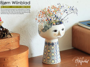 Bjorn Wiinblad（ビヨン・ヴィンブラッド） EVA フラワーベース高さ18.5cmタイプ