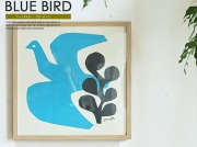 アートポスター　BLUE BIRD 「切り絵作家 YUYA デザイン」