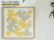 アートポスター　光の中を飛ぶ 「切り絵作家 YUYA デザイン」