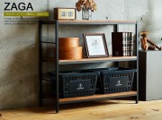 ZAGA（ザガ） オープンラック 幅90cm 3段タイプ