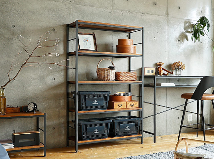 ZAGA（ザガ） オープンラック 幅90cm 5段タイプ