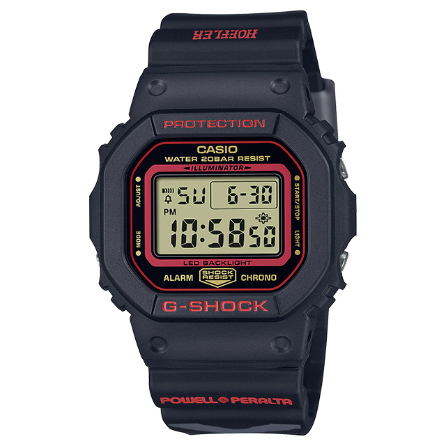 G-SHOCK DW-5600 HOEFLERコラボ DW-5600KH-1JR G-SHOCK（ジーショック） Kelvin Hoefler x Powell