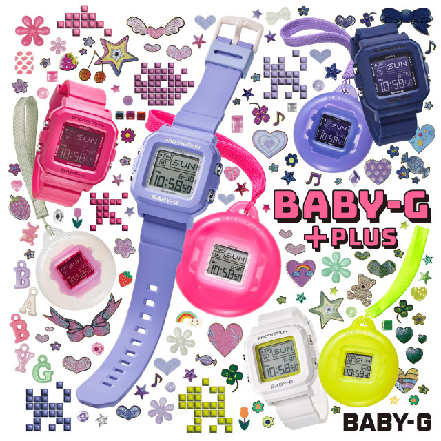 唯様お取り置きBaby-G BGD-10K-4JR BABY-G(ベイビージー) BGD-10 Series【キシダ