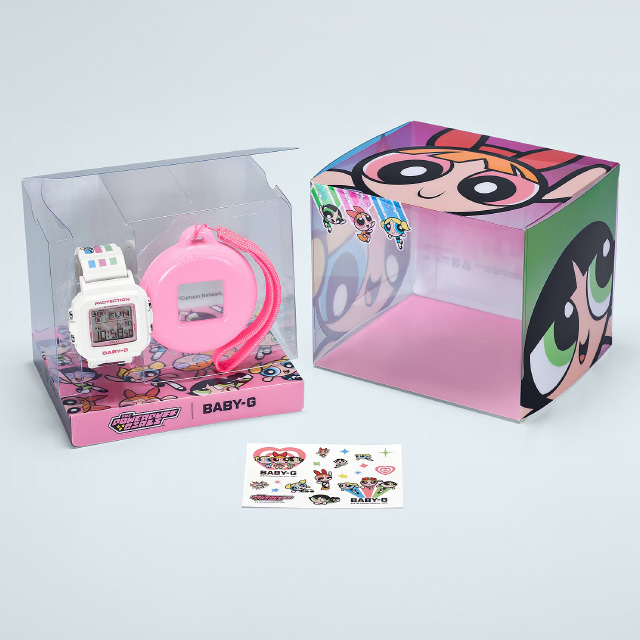 THE POWERPUFF GIRLS コラボ BGD-10KPP-7JR BABY-G】BABY-G＋PLUS（ベイビージープラス） The Powerpuff