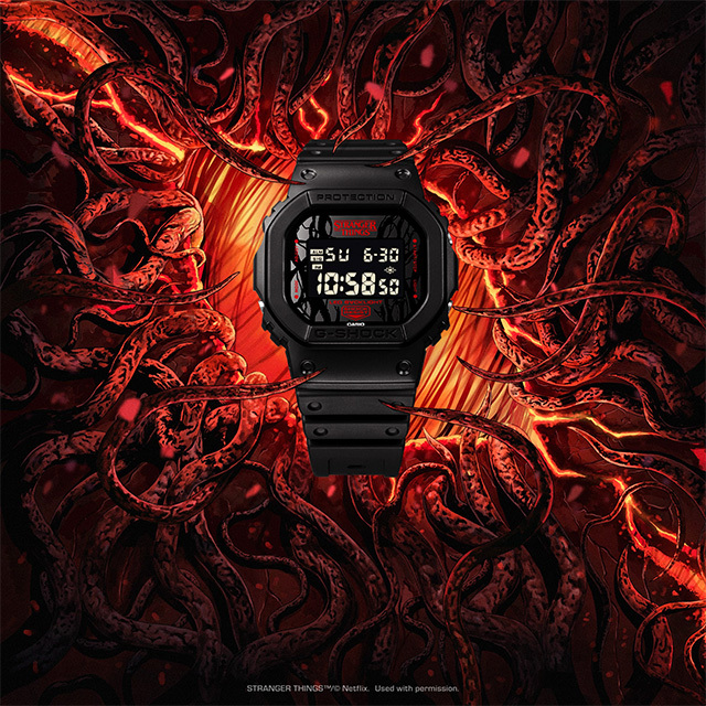 STRANGER THINGS コラボモデル　DW-5600STT-1JR DW-5600STT-1JR G-SHOCK（ジーショック） デジタル 5600 SERIES