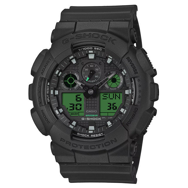 GA-100BEG-1AJF G-SHOCK（ジーショック） アナログ-デジタル GA-100