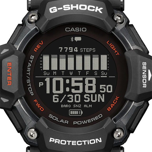 CASIO G-SHOCK Gショック GBD-H2000-1AJR Casio G-Shock G-Squad GBD-H2000-1AJR | Sakurawatches.com