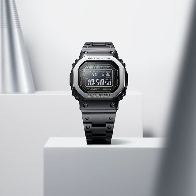 G-SHOCK gmw-b5000mb フルメタル G-SHOCK、新フルメタルブラック「GMW-B5000MB」 - Impress Watch