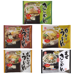 ゆでめん 5種