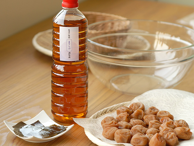 梅干し用梅　こんぶ漬け梅干「胡蝶セット」