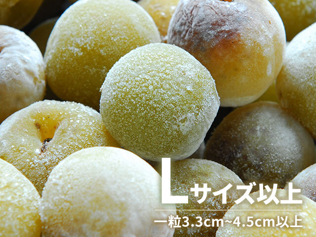 冷凍梅 無農薬梅 Lサイズ以上