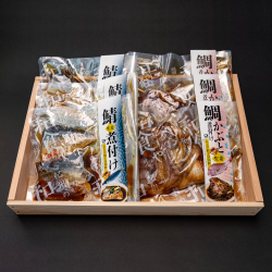 煮付け詰合せ【鯖・鯛かぶと各3P】