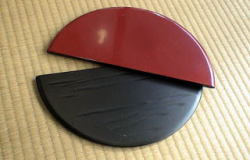 半円　両面　敷板　2枚組