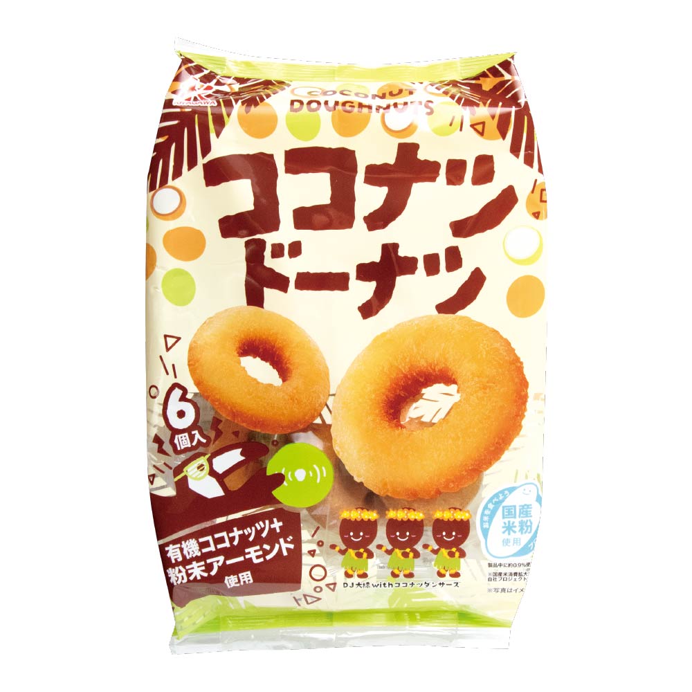 ココナツドーナツ6個入