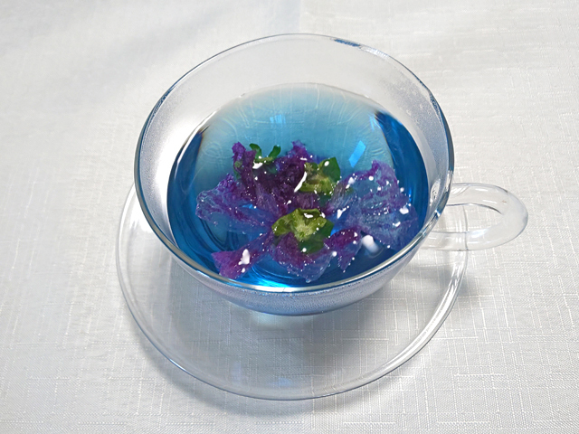 ハーブティー【マロウブルー】リーフL 北海道より減農薬有機肥料の