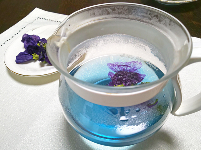 ハーブティー【マロウブルー】リーフM 北海道より減農薬有機肥料の