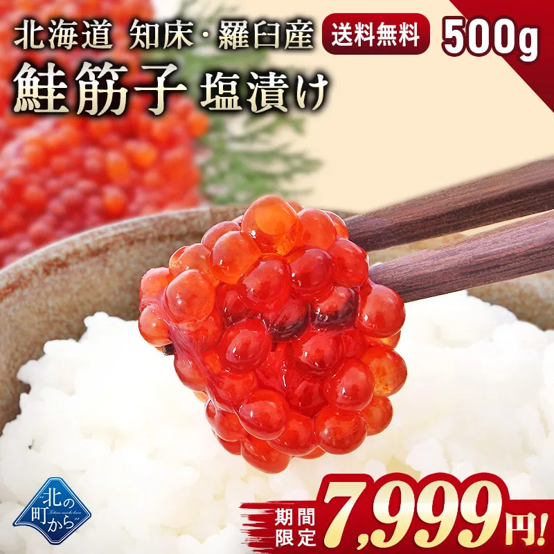 期間限定42％OFF！13,800円⇒7,999円】鮭筋子 北海道 知床・羅臼産