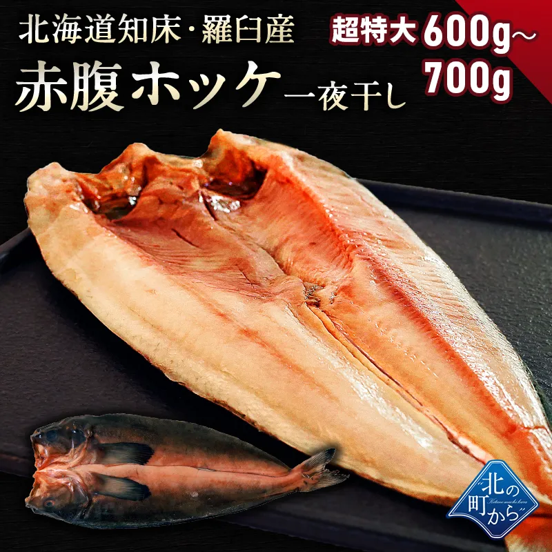 赤腹ホッケ 知床・羅臼産 一夜干し 600g～700g ほっけ あかばらほっけ ホッケ