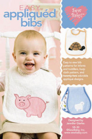 【日本語訳付】Sew Baby! 輸入型紙 Easy Applique Bibs/アップリケスタイ