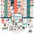 【スクラップブッキング ページキット 12インチ】12x12 echo park paper - mermaid tales collection kit（マーメイドテイルズ コレクションキット）